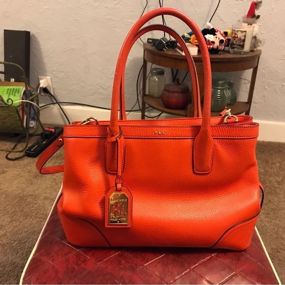 Lauren Ralph Lauren Handbags - Lauren Ralph Lauren Leather Shoulder Bag